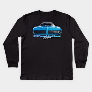 1970 Plymouth Road Runner Superbird Kids Long Sleeve T-Shirt